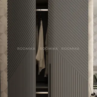 Шкафная группа Lazio фрезерованные фасады в эмали 34