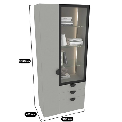 Шкаф с подсветкой R253