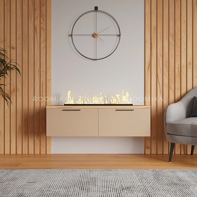 Тумба ТВ напольная с электрокамином L-548.351