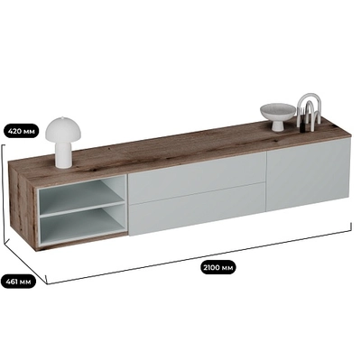 Тумба напольная комбинированная R504 L/R