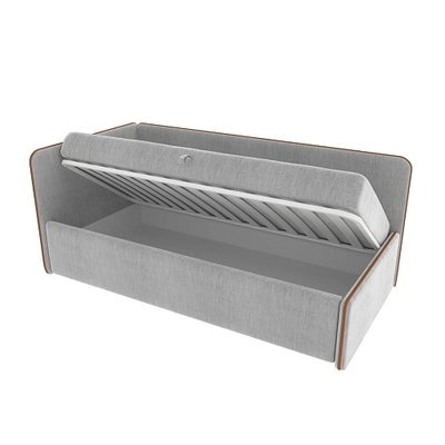 Кровать с подъемным механизмом и ящиком для белья РУБИ М1