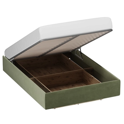 Мягкая кровать-подиум КОЛИБРИ с подъемным механизмом, 140x200