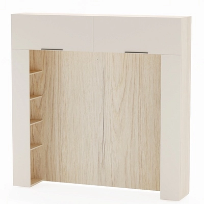 Ниша для кровати с секциями L407.44