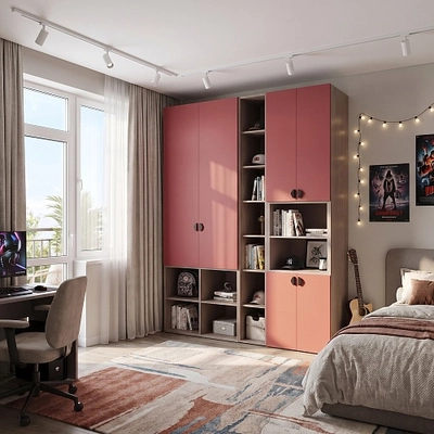Шкаф книжный с нишей LG228.60