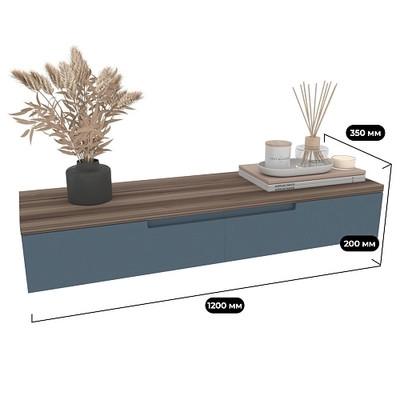 Туалетный столик, фасады в эмали LE-515