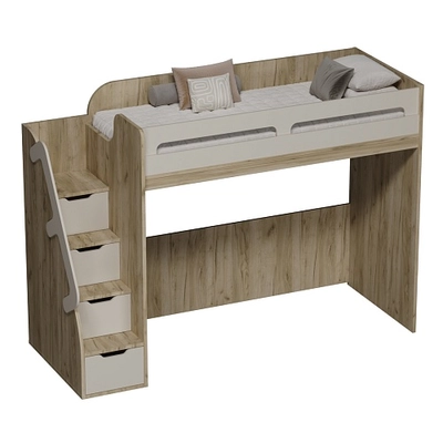 Кровать-чердак E977, 90x200 L/R