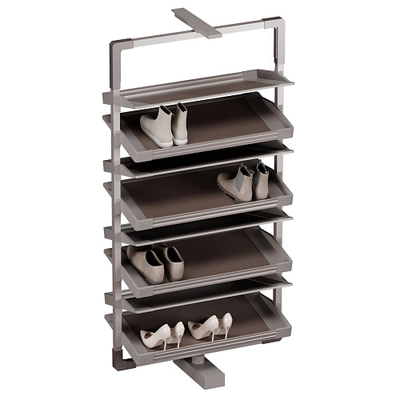 ALFA Поворотно-выдвижная обувница, 8 полок, FRM5814.08.01