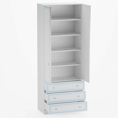 Шкаф двухдверный с ящиками А213