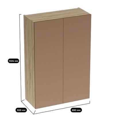 Антресоль двудверная L339.300