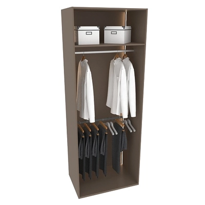 Шкаф для спальни со штангой и брючницей с подсветкой R210.60-5