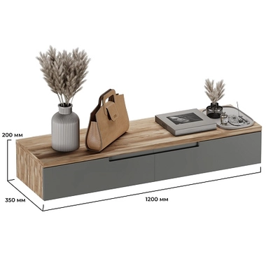 Туалетный столик, фасады в эмали LE-515