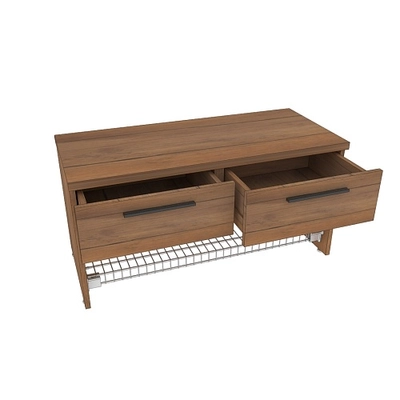 Тумба с 2 ящ. и полкой для обуви L462