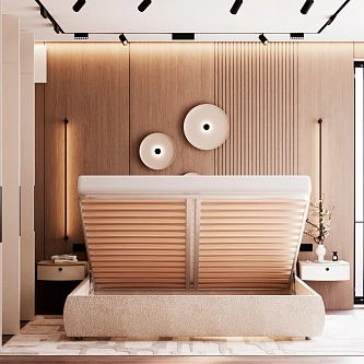 Лацио спальня, фрезерованные фасады в эмали 15