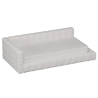 Кровать односпальная мягкая с ортопедической решеткой КВАДРО-М, 90х200