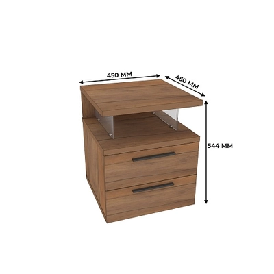 Тумба прикроватная 2 ящика L719