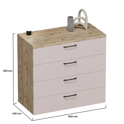 Комод 4 ящика L704