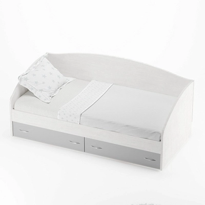 Кровать односпальная с ящиками P902N, 90x190