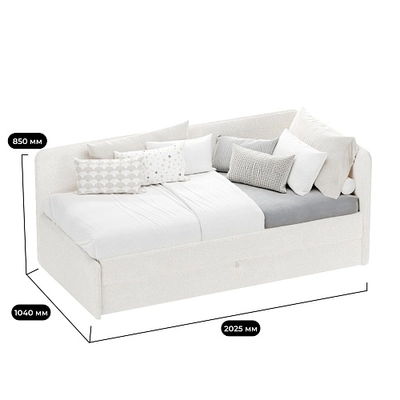 Кровать со вторым выдвижным спальным местом  РУБИ М2