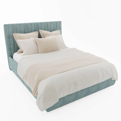 Кровать двуспальная мягкая АСТИ с подъемным механизмом, 160x200