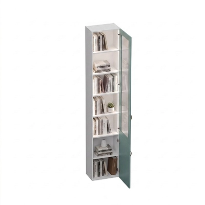 Шкаф книжный со стеклом L241 с подсветкой