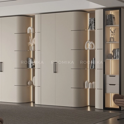 Стеллаж декоративный напольный с подсветкой FG300.450