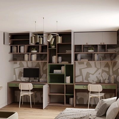 Шкаф книжный с нишей L227 L/R