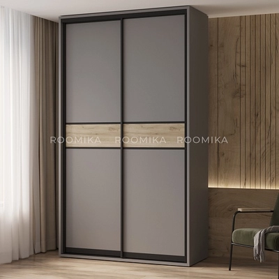 Шкаф-купе ХG156.60-3, профиль INTEGRO, фасад МДФ