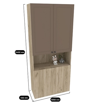 Шкаф для одежды с фальш панелью А212.1