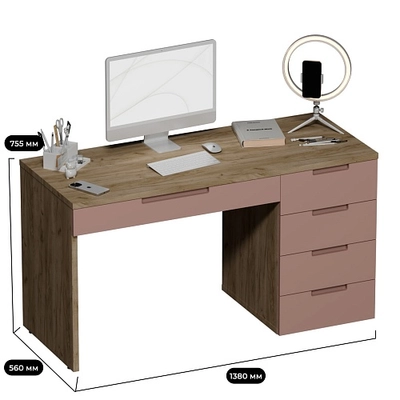 Cтол письменный прямой LE715.1 L/R