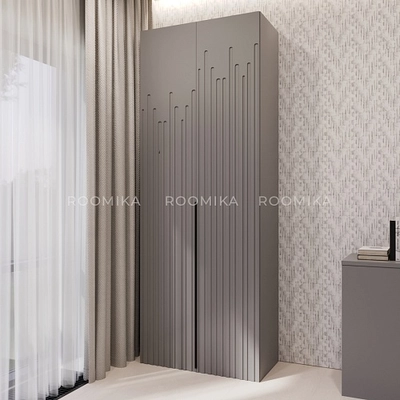 Шкаф 2 дверный, фрезерованные фасады в эмали LE210.44-4