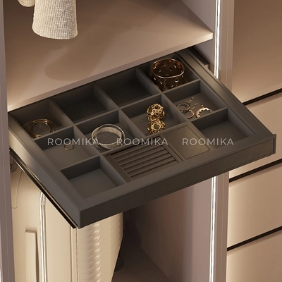 ALPHALUX Aiden Выдвижной лоток для бижутерии в базу 600 мм, ALF0807.564.43