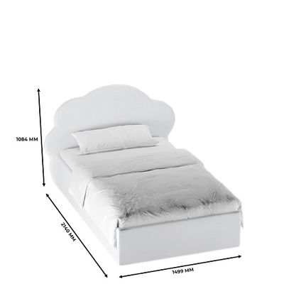 Кровать мягкая ОБЛАКО с подъемным механизмом, 120x200