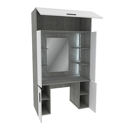 Стол туалетный с секцией и зеркалом с подсветкой  LG404.60