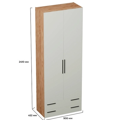 Шкаф двухдверный с ящиками L211.44