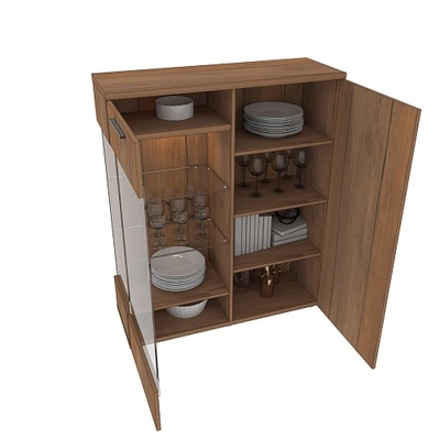 Шкаф напольный с подсветкой L202 L/R