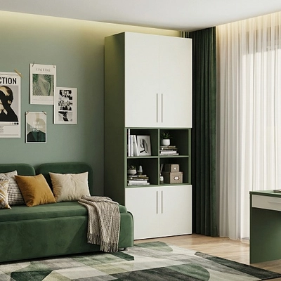 Шкаф книжный с нишей LG216