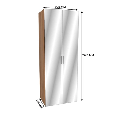 Шкаф двустворчатый с зеркалом L-210.60-4Z