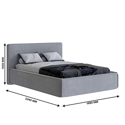 Кровать мягкая ОСТИН OS120  с подъемным механизмом, 120x200