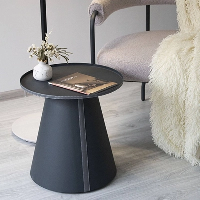 Столик журнальный SHT-CT61, цвет капучино муар/корица