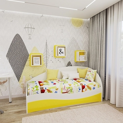 Кровать односпальная P901 с подъемным механизмом, 90x190