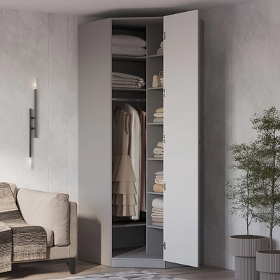 Шкаф угловой с перемычкой A218P