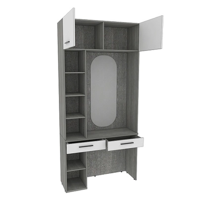 Столик туалетный с антресолью и стеллажом LG415