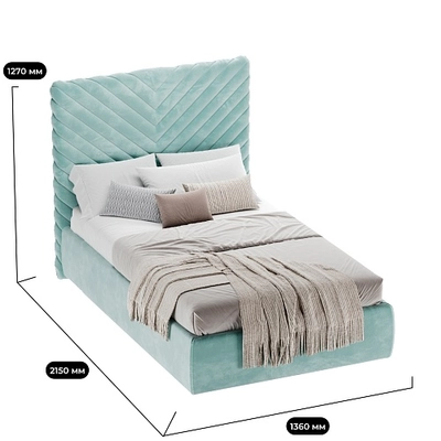 Кровать мягкая САРА SA120  с подъемным механизмом, 120x200