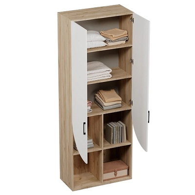 Шкаф для одежды с открытой нишей  с подсветкой LG254.44