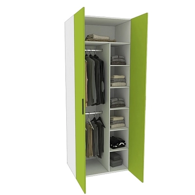 Шкаф двухдверный глубокий L210.60-4