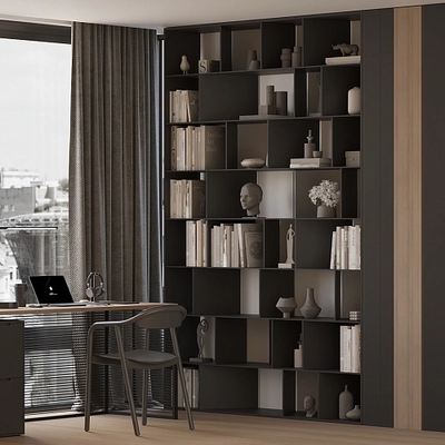 Кабинет со стеллажом №5