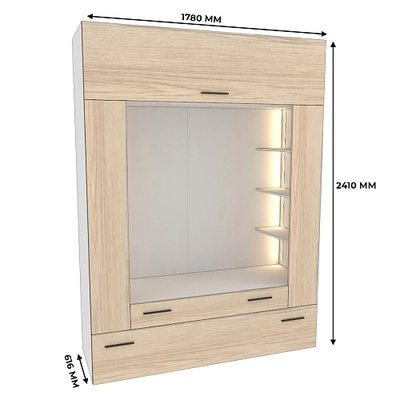 Секция для ТV с подсветкой L406.60