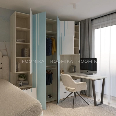 Лацио детская фрезерованные фасады в эмали 79