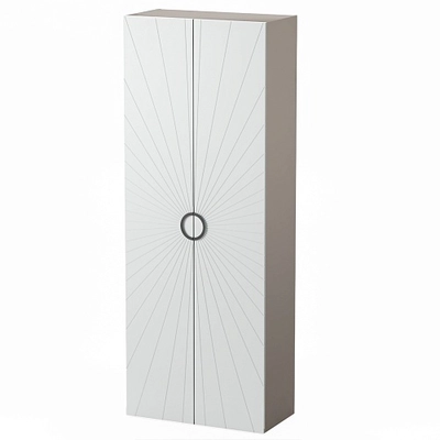 Шкаф 2 дверный, фрезерованные фасады в эмали LE210.44-1