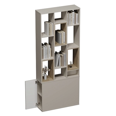 Стеллаж-тумба перегородка со вставками LG239.90